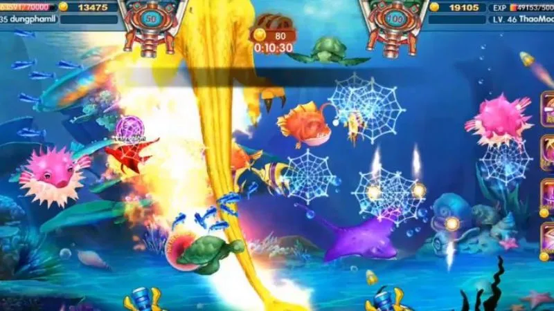 Lỗi nhắm bắn không chính xác khi tham gia bắn cá